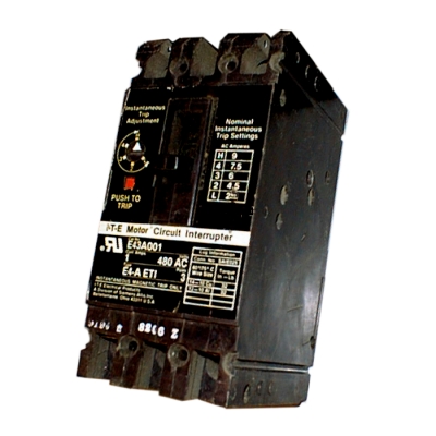 ITE Type E4 Circuit Breaker 3 Pole 100 Amp 480V E43B100 Siemens